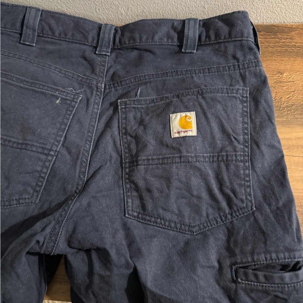 Carhartt Navy Relaxed Fit Pants